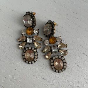 Baublebar Crystal Orange/Cream Earrings
